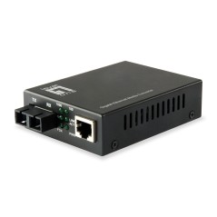 LevelOne GVT-2002 Fiber Media Converter - High-Speed Ethernet, Fast Ethernet & Gigabit Ethernet Solution - Reliable Performance,